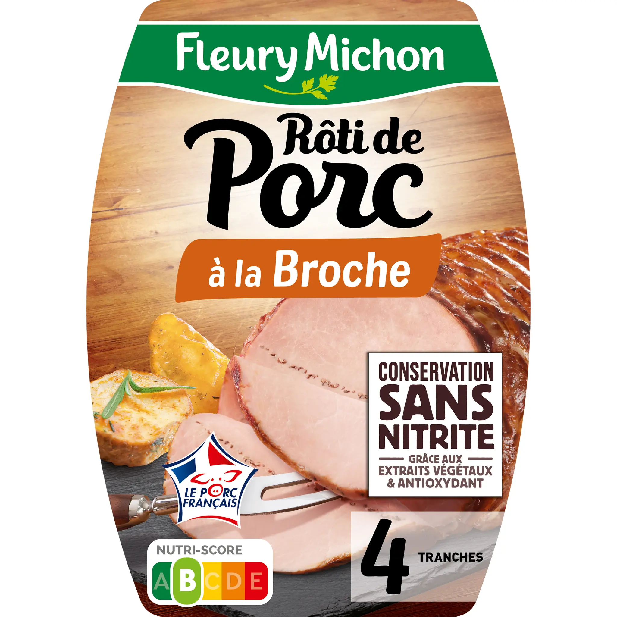FLEURY MICHON Rôti de porc à la broche sans nitrite