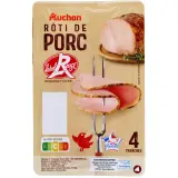 AUCHAN Rôti de porc label rouge