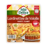 ISLA DELICE Lardinettes de volaille goût fumé halal