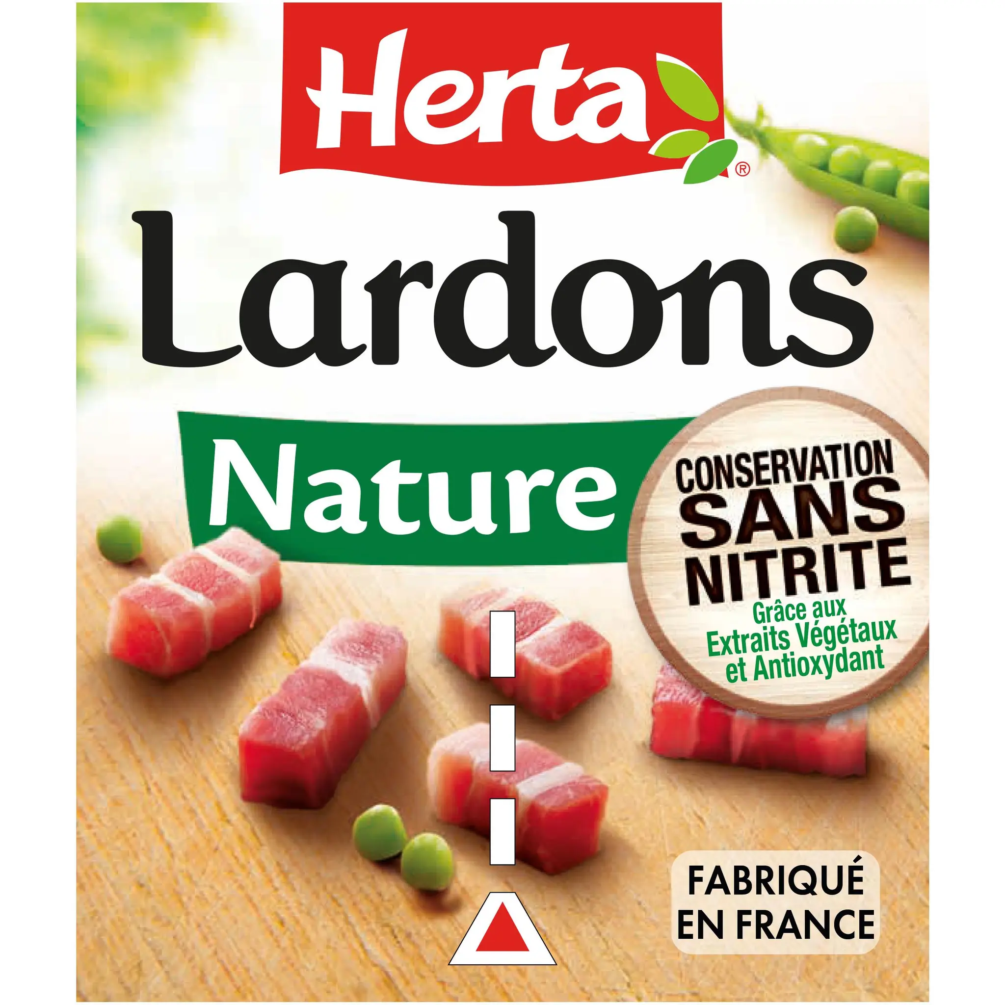HERTA Lardons nature sans nitrite