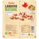 AUCHAN Lardons nature