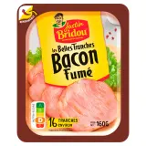 JUSTIN BRIDOU Bacon fumé en tranches