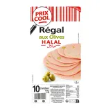 PRIX COOL Régal aux olives dinde poulet halal