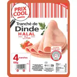 PRIX COOL Tranché de dinde halal