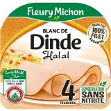 FLEURY MICHON Blanc de dinde halal sans nitrite