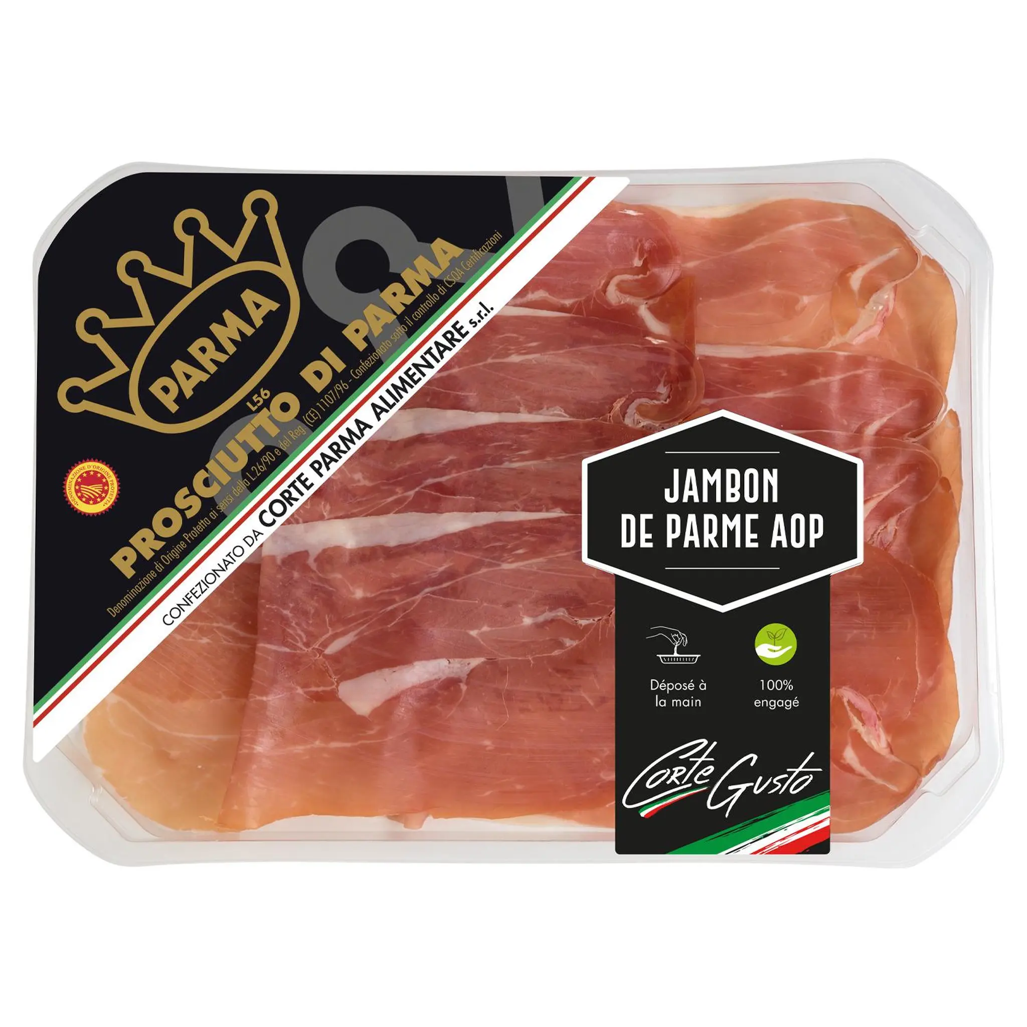AUCHAN LE CHARCUTIER Jambon de Parme AOP