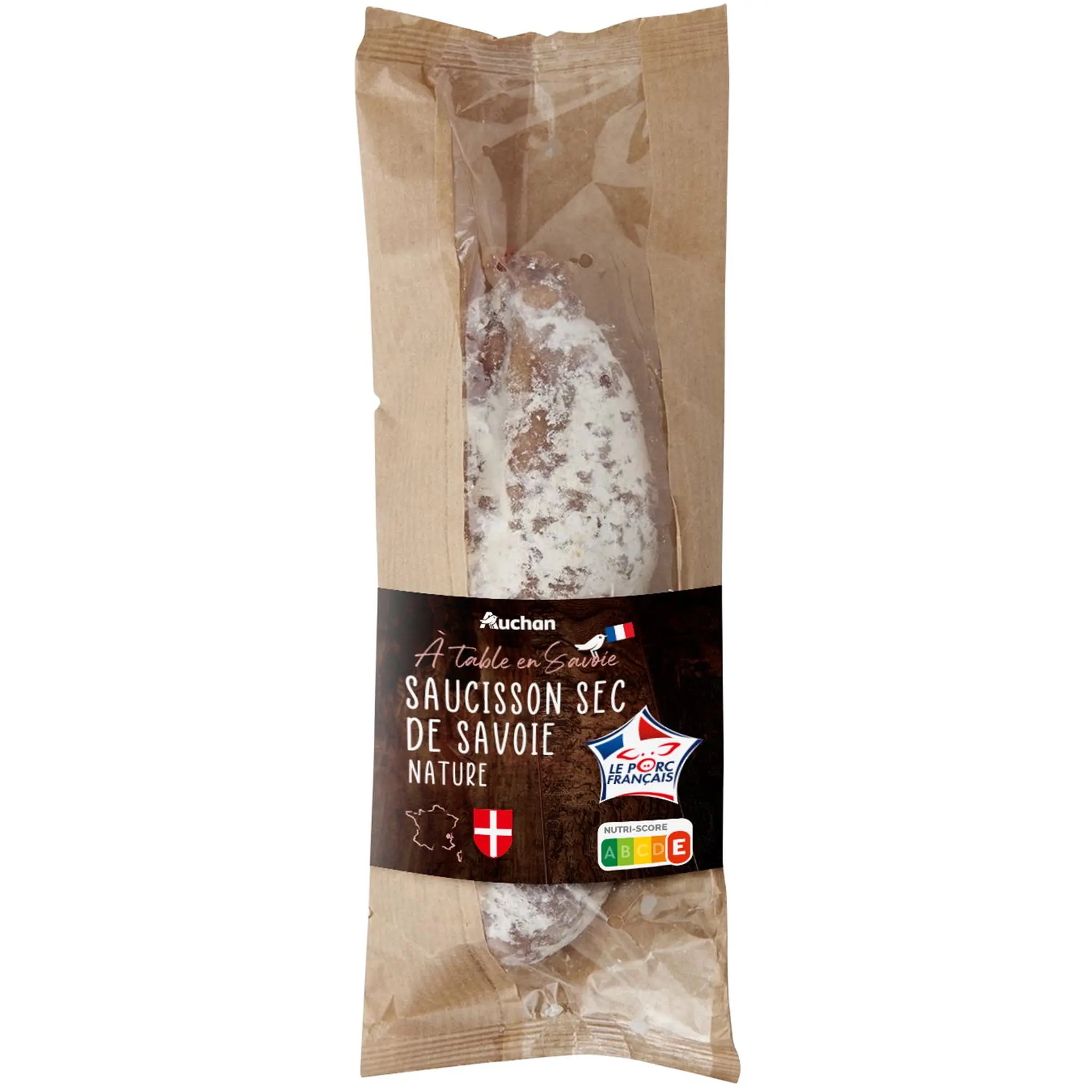 AUCHAN TERROIR Saucisson sec de Savoie Nature