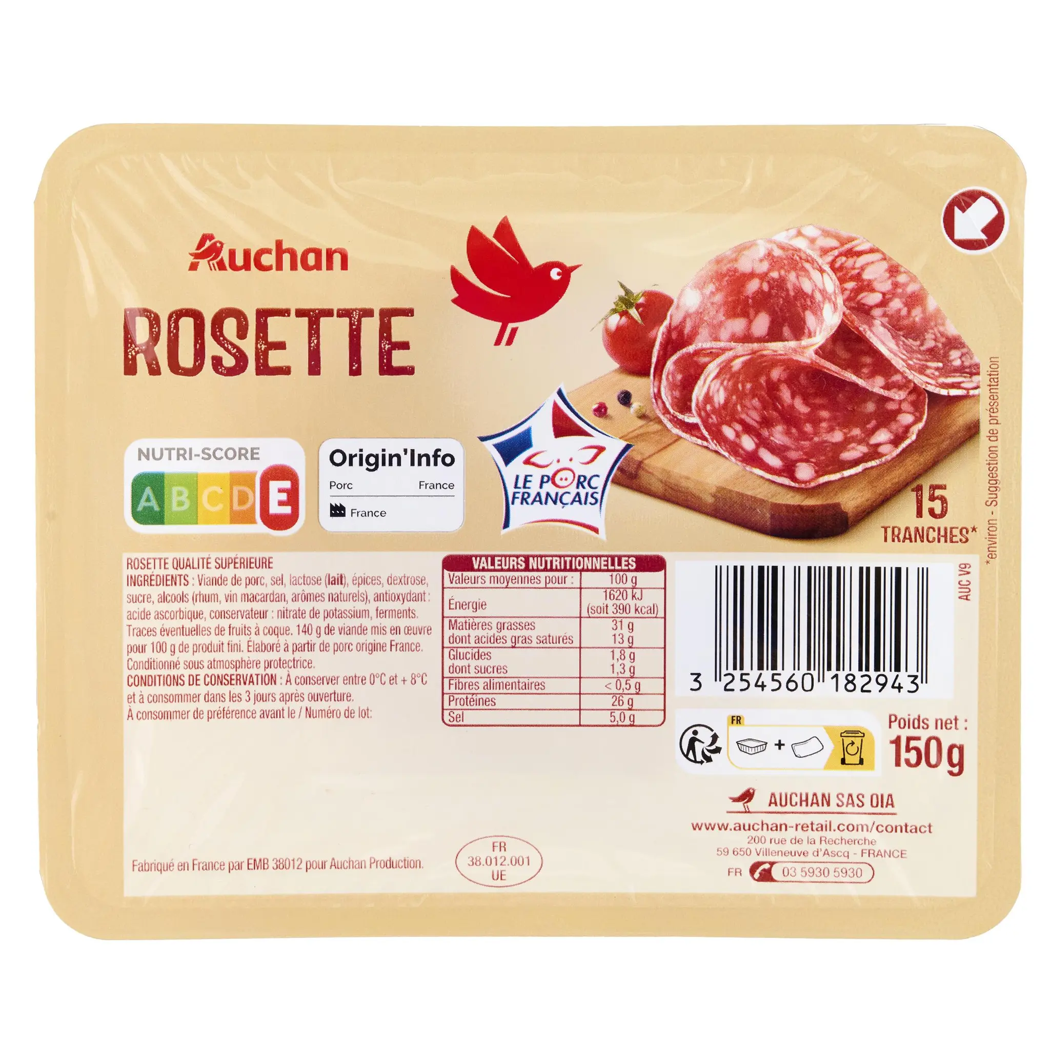 AUCHAN Rosette