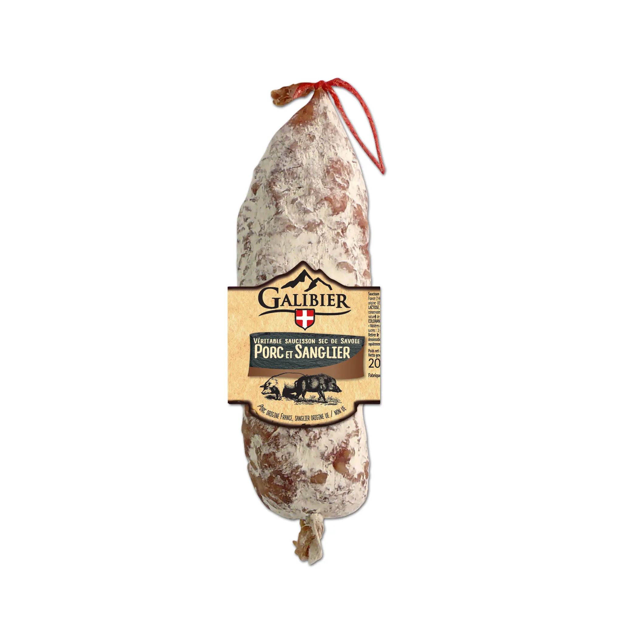 GALIBIER Saucisson sec de porc et sanglier