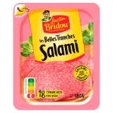 JUSTIN BRIDOU Salami danois pur porc en tranches