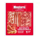 MONTORSI Plateau de charcuteries italiennes : coppa, prosciutto, salame