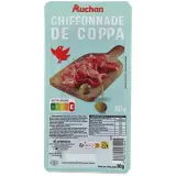 AUCHAN Chiffonnade de coppa
