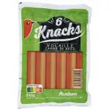 AUCHAN Knacks de volaille