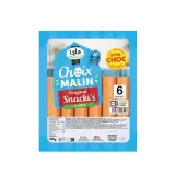 ISLA MONDIAL Snacki's saucisses fumées de volaille halal