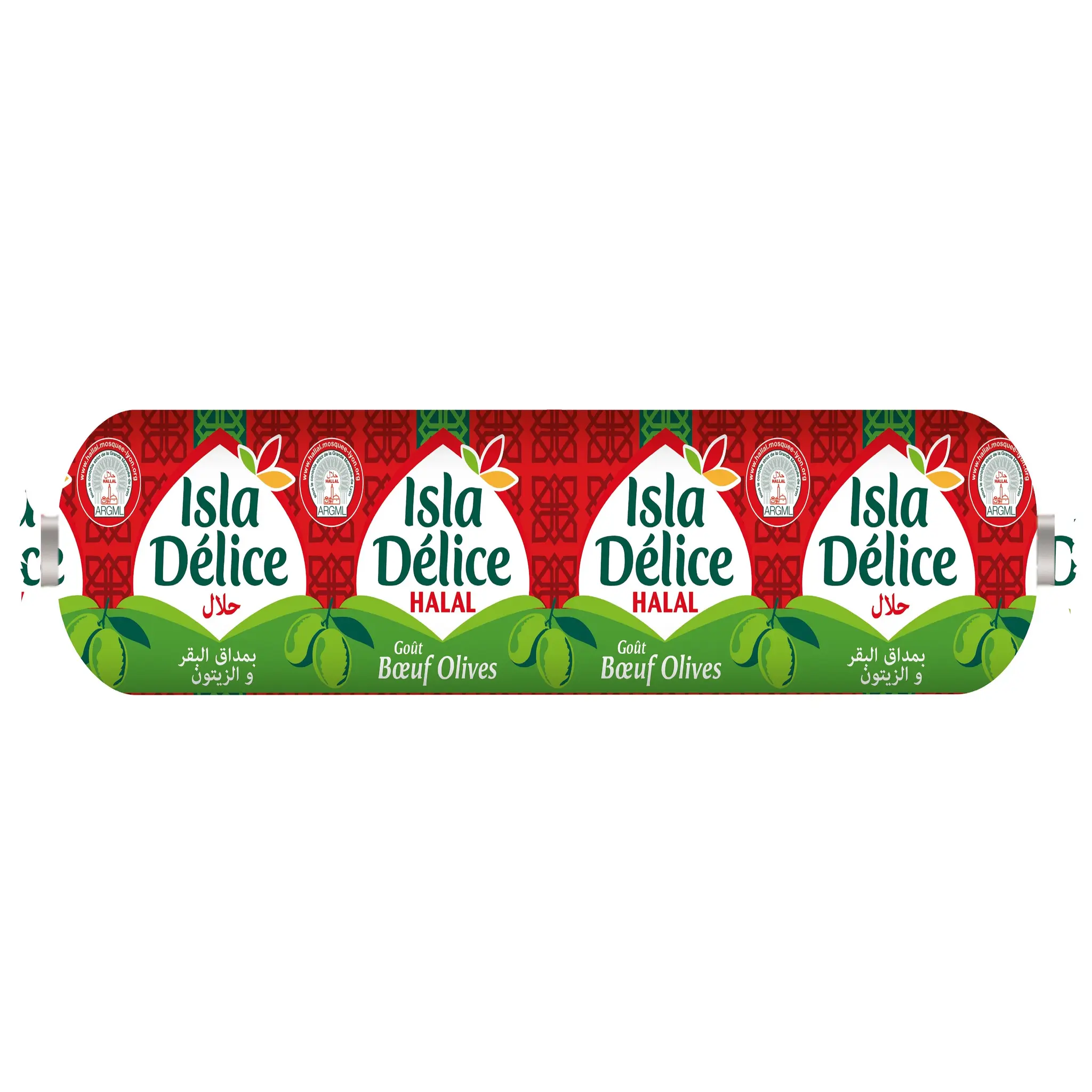 ISLA DELICE Saucisson cachir volaille boeuf olives halal