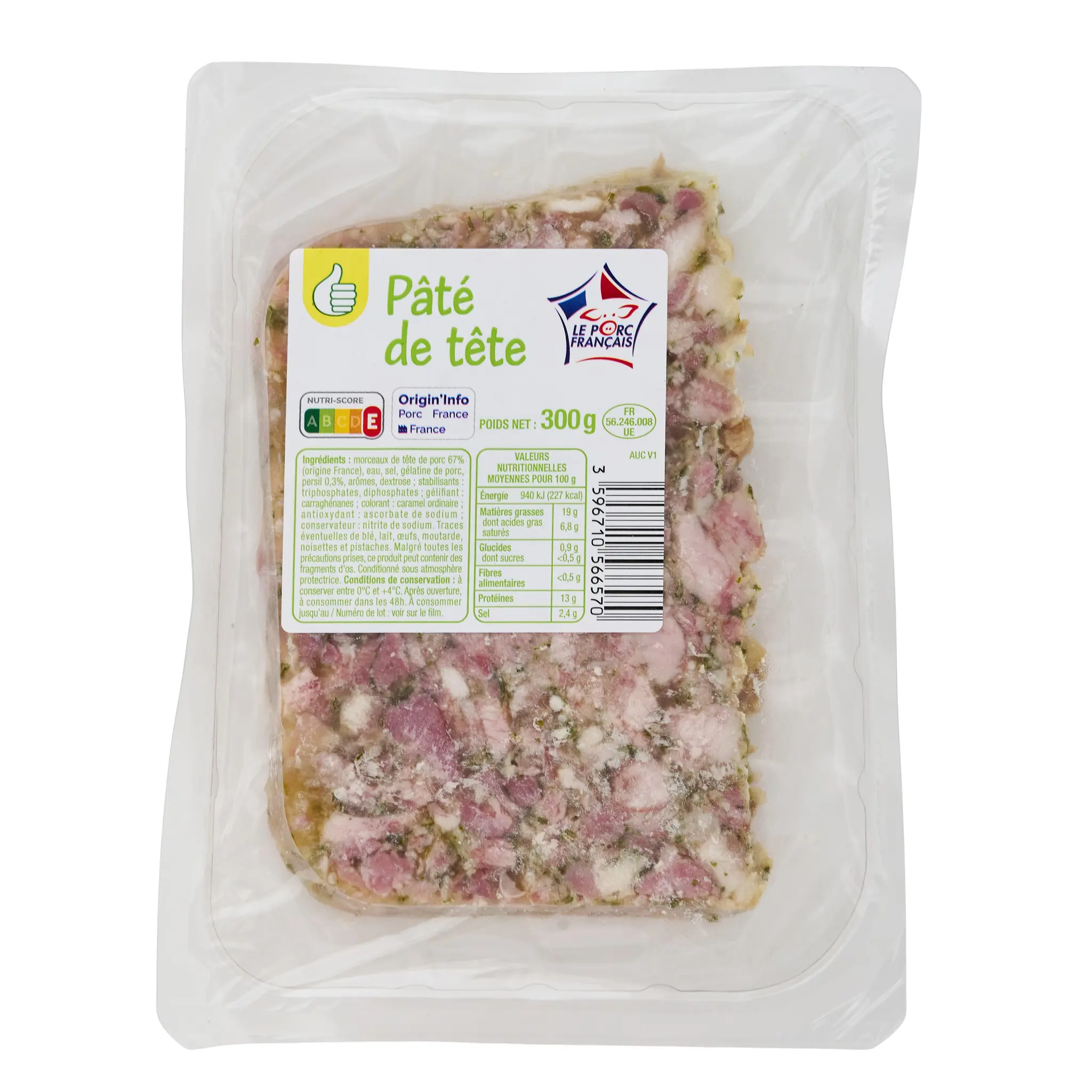 POUCE Pâté de tête