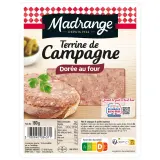 MADRANGE Terrine de campagne dorée au four