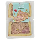 AUCHAN Pâté en croûte aux pistaches