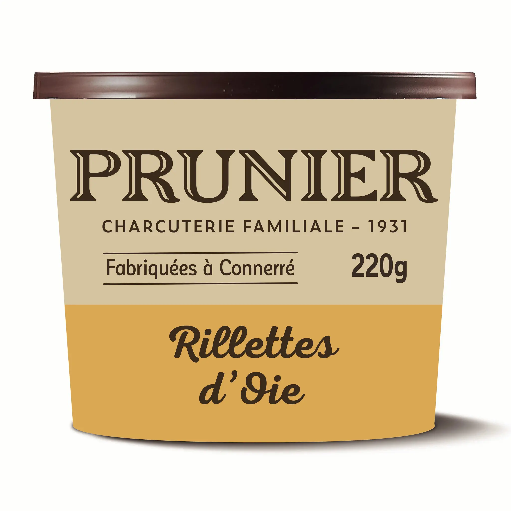 MAISON PRUNIER Rillettes d'oie rôtie en marmite