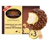 FERRERO COLLECTION Glaces chocolat au lait et saveur crème pâtissière