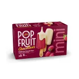 POP'FRUIT Mini bâtonnets glacés framboise chocolat blanc