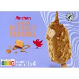 AUCHAN Grand gourmand biscuits au caramel