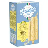 POPELINO Bâtonnets glacés citron chocolat blanc