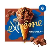 EXTREME Cônes glacés au chocolat pépites de nougat