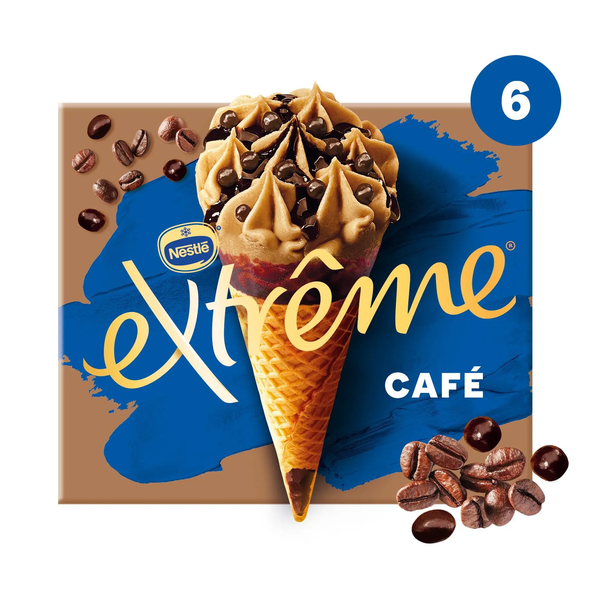 EXTREME L'original cônes glacés au café sauce chocolat et café