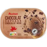 AUCHAN Glace au chocolat