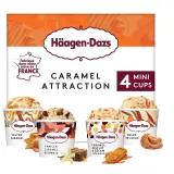 HAAGEN DAZS Mini pots crème glacée Caramel Attraction