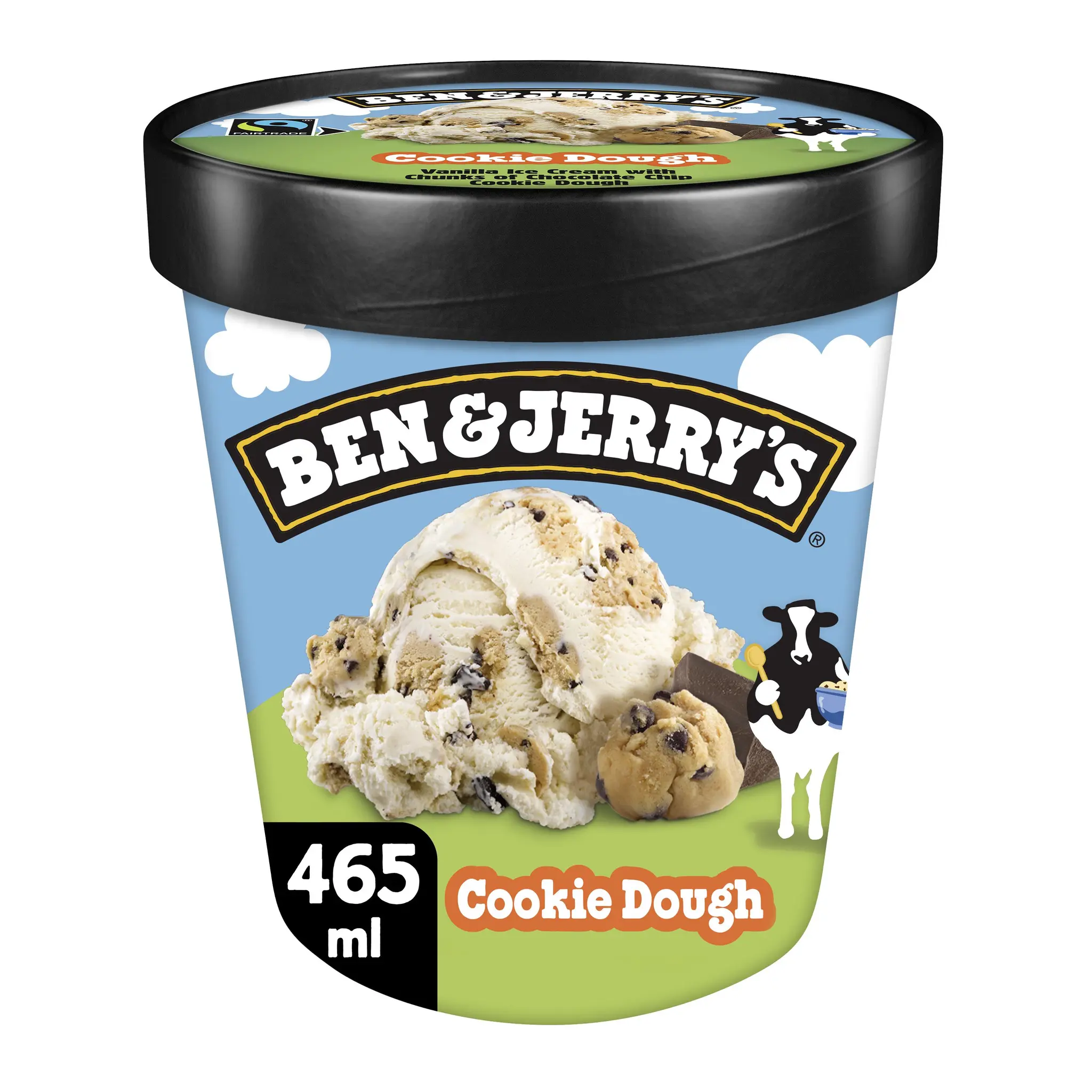 BEN & JERRY'S Pot de crème glacée cookie dough