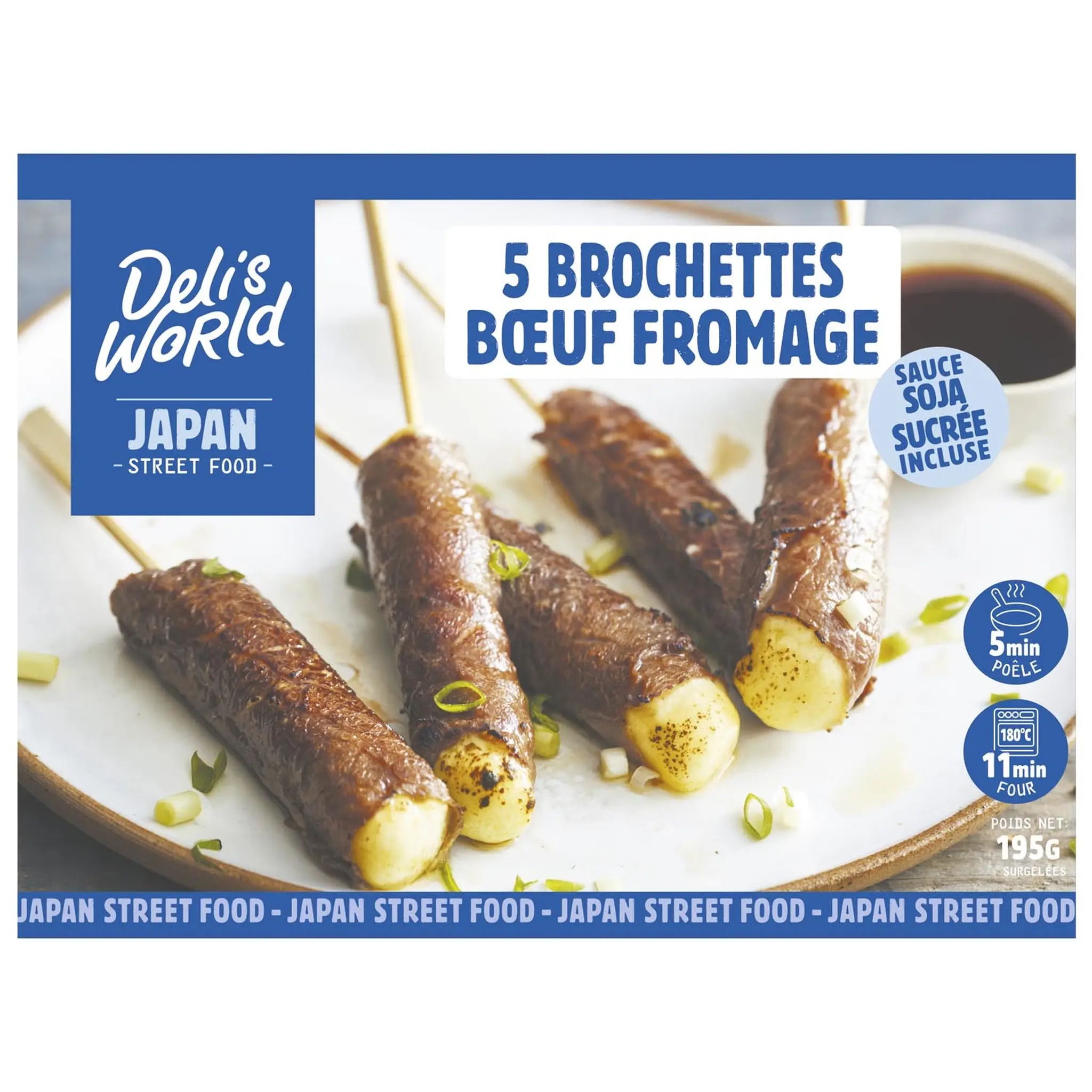 DELI'S WORLD Brochettes de boeuf au fromage