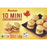 AUCHAN Mini cheeseburgers