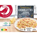 AUCHAN Coquillette au jambon et emmental