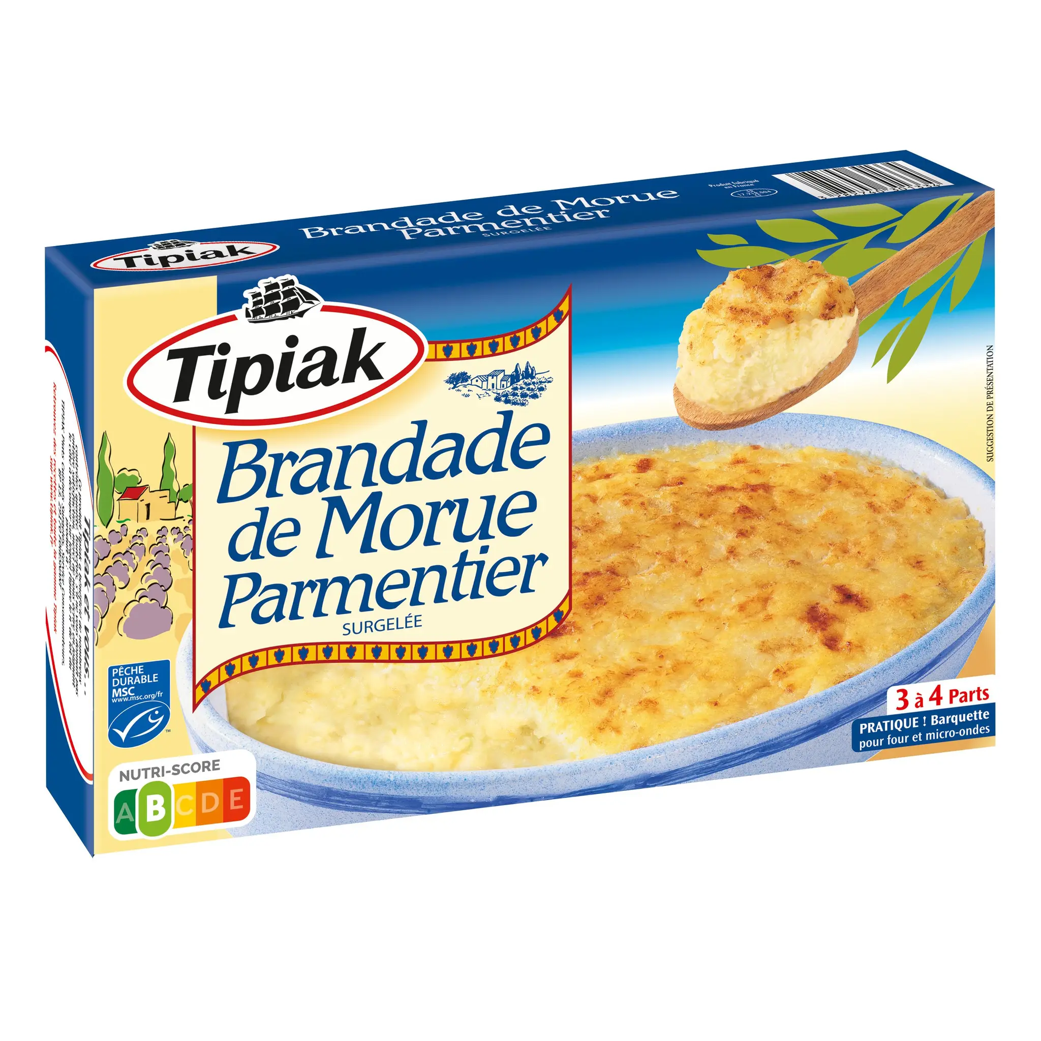 TIPIAK Brandade de morue parmentier MSC