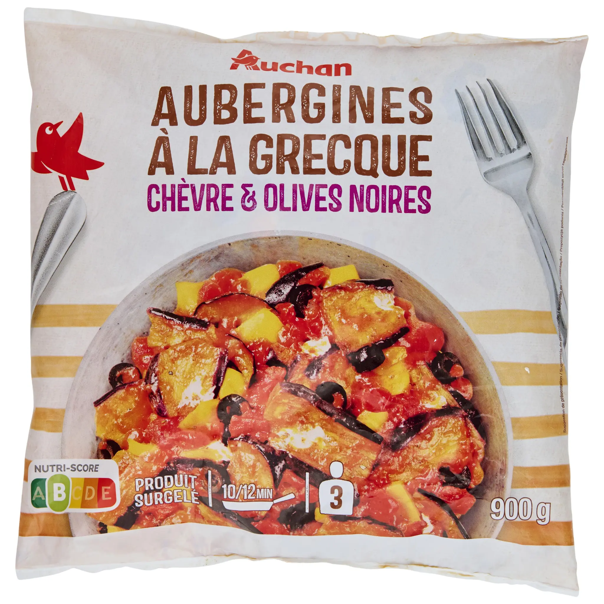 AUCHAN Aubergines à la grecque