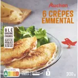 AUCHAN Crêpe à l'emmental