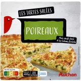 AUCHAN Tarte aux poireaux