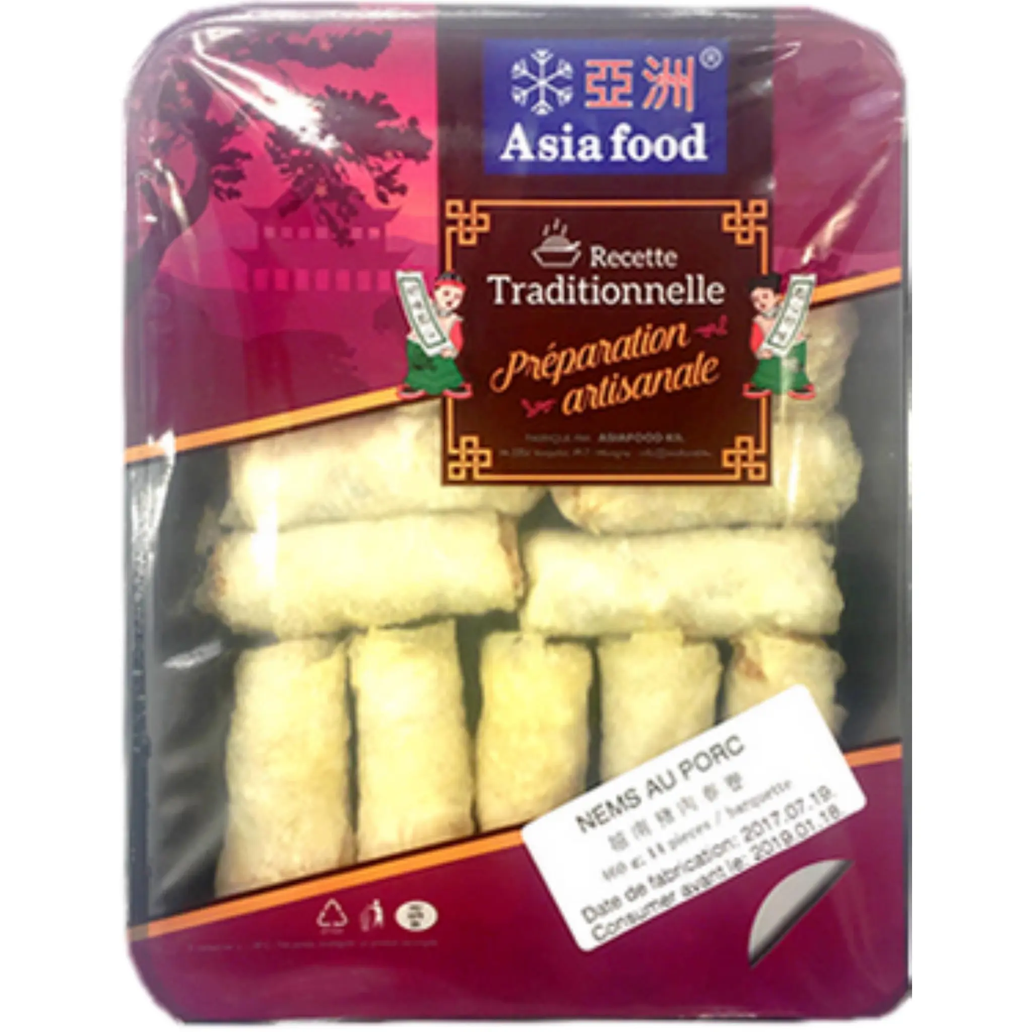 ASIA FOOD Nems au porc