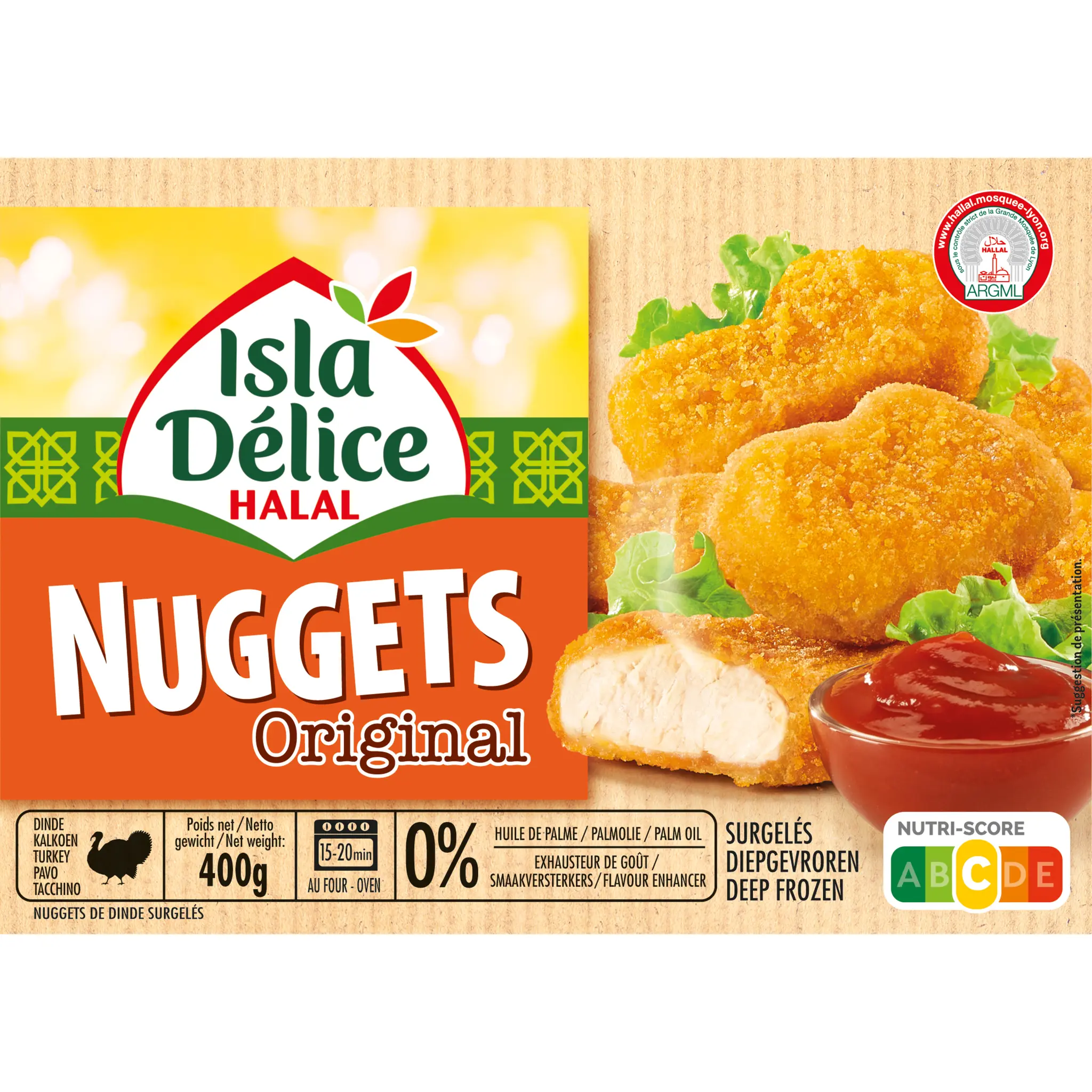 ISLA DELICE Nuggets de dinde halal