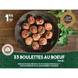 GOUTS & COULEURS boulettes de boeuf halal