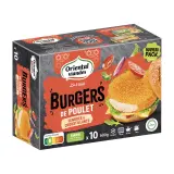 ORIENTAL VIANDES Le burger de poulet pané halal
