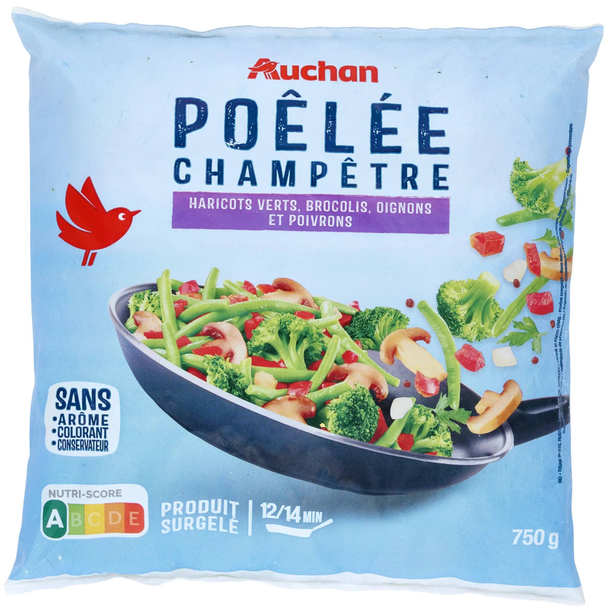 AUCHAN Poêlée de légumes champêtre