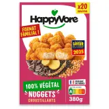 HAPPYVORE Alternatives végétales nuggets gourmands