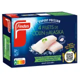 FINDUS Filet de colin d'Alaska MSC