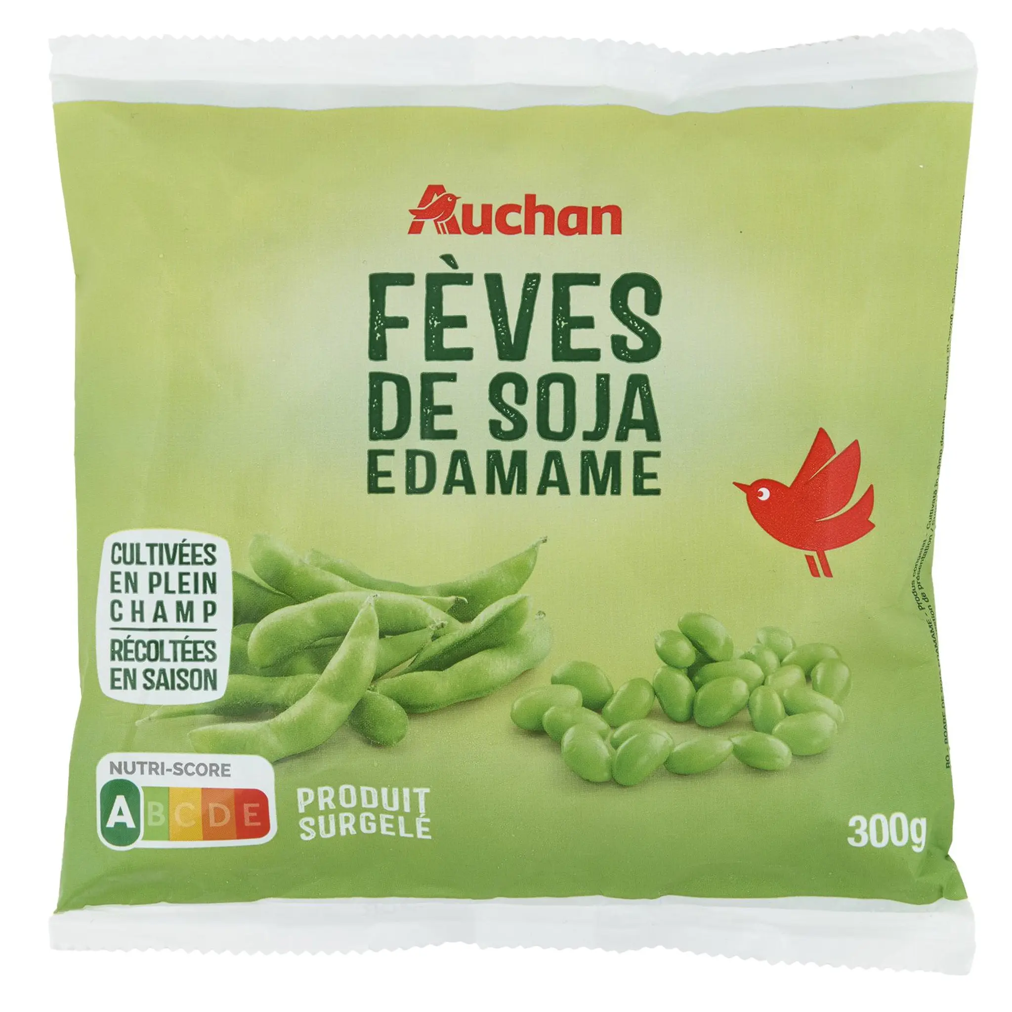 AUCHAN Fèves de soja edamame