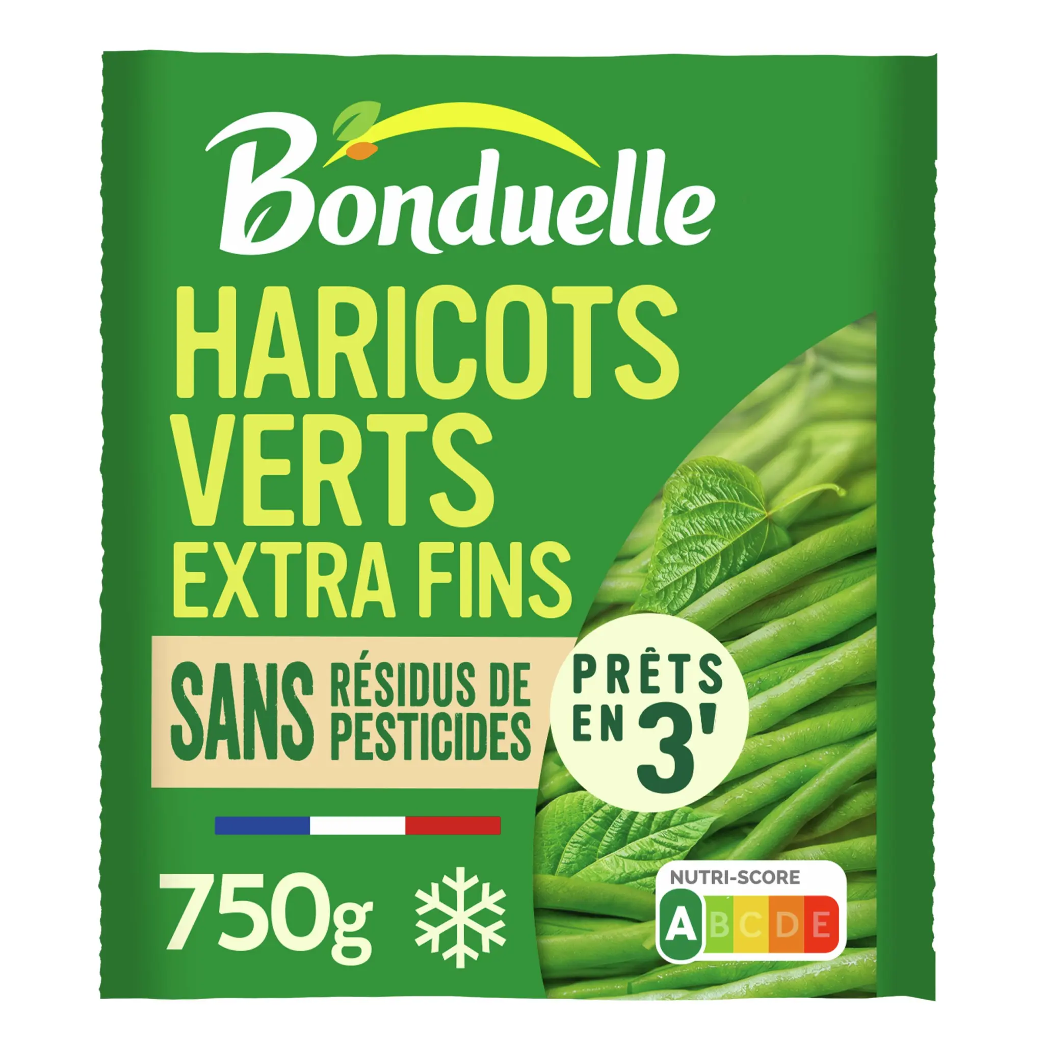 BONDUELLE Haricot vert extra-fin sans résidu de pesticides