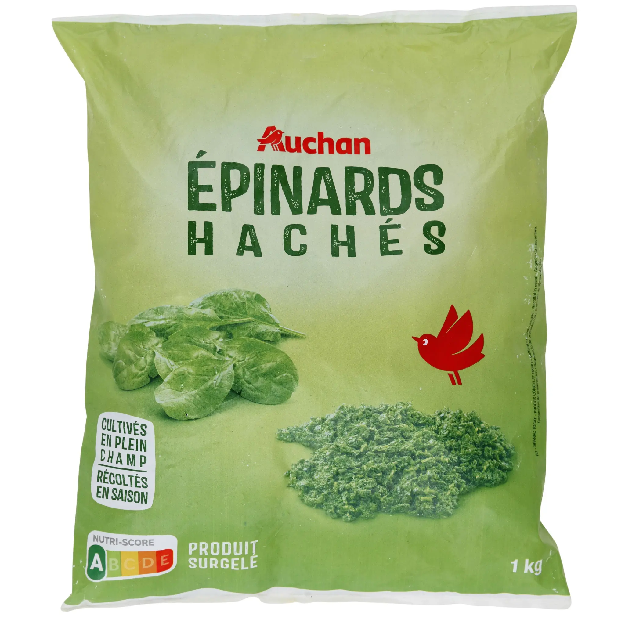 AUCHAN Epinards hachés