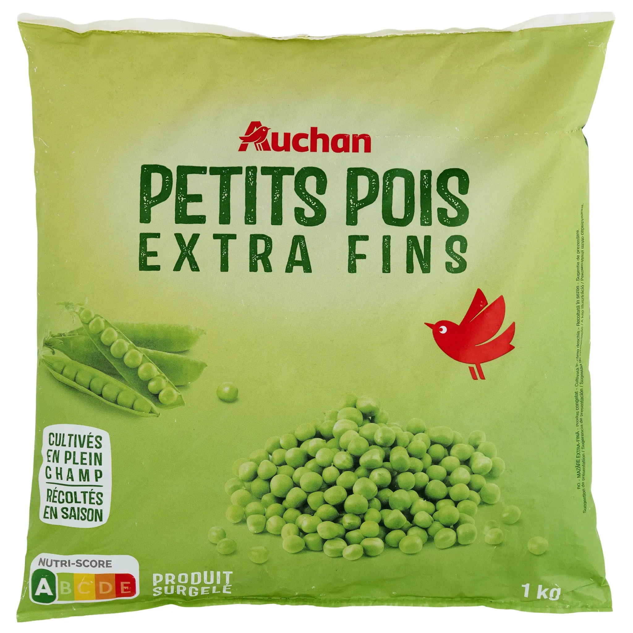 AUCHAN Petits pois extra fins